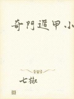 奇门遁甲小说
