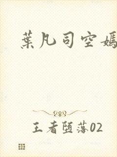 叶凡司空嫣然