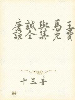 唐诚与马玉婷小说全集免费阅读