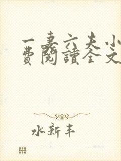 一妻六夫小说免费阅读全文