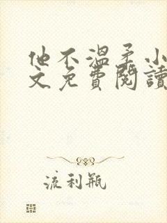 他不温柔小说全文免费阅读无弹窗
