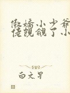 傲娇小少爷被大佬觊觎了小说