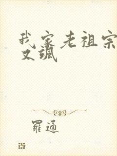 我家老祖宗又美又飒封面