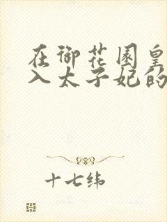 在御花园皇上进入太子妃的小说
