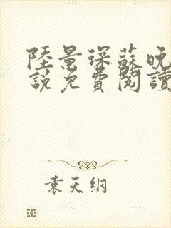 陆景琛苏晚晴小说免费阅读最新章节封面