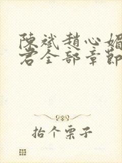 陈斌赵心媚高婉君全部章节