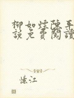 柳如烟陈平安小说免费阅读全文