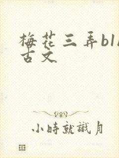 梅花三弄b1h古文封面