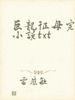 巨龙征母完结版小说txt