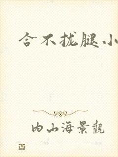 合不拢腿小说