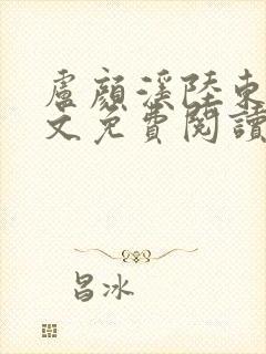 卢颜溪陆东野全文免费阅读最新章节封面