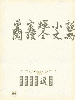 曾家辉小说免费阅读全文无弹窗