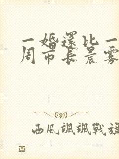 一婚还比一婚高周市长晨雾的光