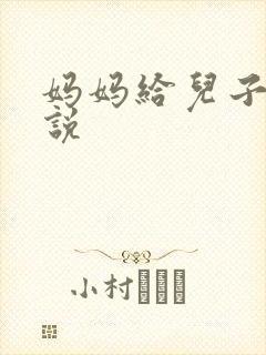 妈妈给儿子操小说