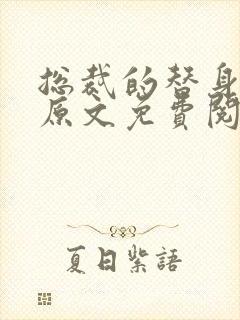 总裁的替身前妻原文免费阅读
