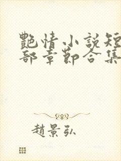 艳情小说短篇全部章节合集免费阅读