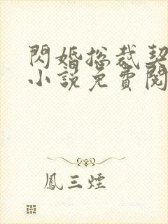 闪婚总裁契约妻小说免费阅读全文