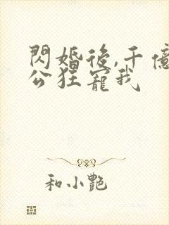 闪婚后,千亿老公狂宠我