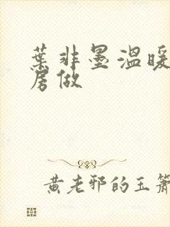 叶非墨温暖在厨房做