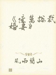《亿万总裁的隐婚妻》