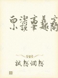 白洁高义完整版小说笔趣阁封面