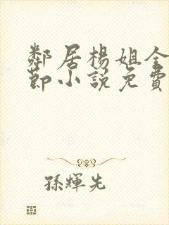 邻居杨姐全部章节小说免费阅读封面