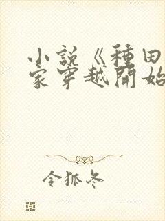 小说《种田从全家穿越开始》封面