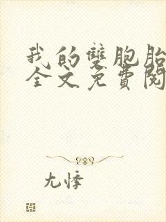我的双胞胎老婆全文免费阅读