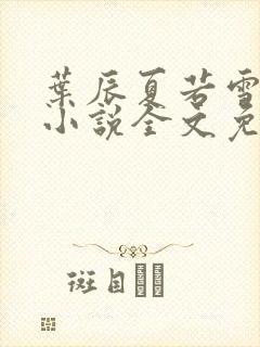 叶辰夏若雪最新小说全文免费阅读封面
