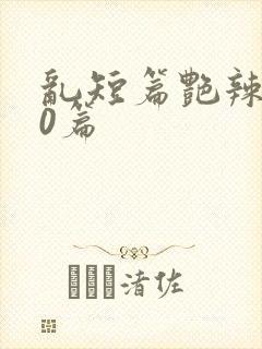 乱短篇艳辣500篇封面