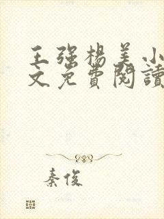 王强杨美小说全文免费阅读最新章节封面