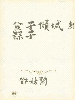 公子倾城 维和粽子