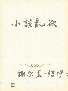 小说乱欲封面
