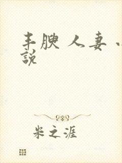 丰腴 人妻 小说