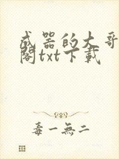 成器的大哥笔趣阁txt下载