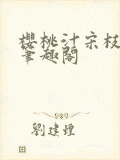 樱桃汁宋枝江野笔趣阁