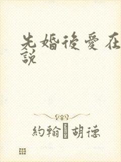 先婚后爱在线小说
