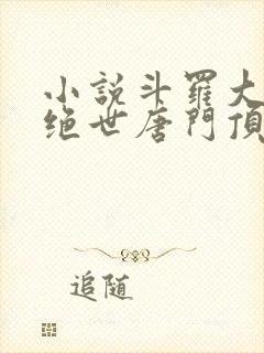 小说斗罗大陆2绝世唐门顶点