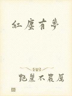 红尘有梦封面