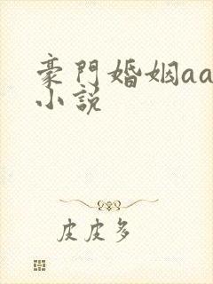 豪门婚姻aa制小说