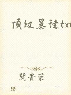 顶级暴徒txt封面