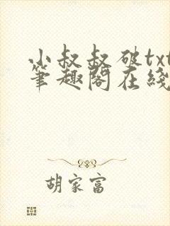 小叔叔破txt笔趣阁在线阅读封面