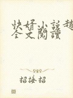 快婿小说赵立宽全文阅读