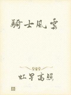 骑士风云封面