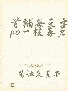 首辅每天要不够po一枝春免费阅读封面