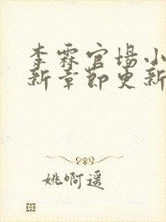 李霖官场小说最新章节更新