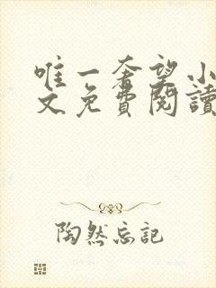 唯一奢望小说全文免费阅读