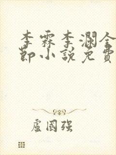 李霖李澜全部章节小说免费阅读笔趣阁封面
