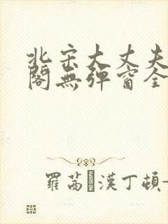 北宋大丈夫笔趣阁无弹窗全文阅读