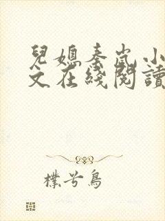 儿媳秦岚小说全文在线阅读无弹窗封面